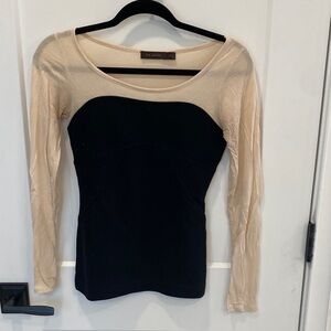 Long Sleeve corset-inspired Women's Top